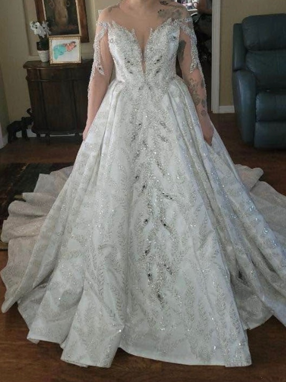 Handmade Wedding Ballgown
